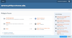 Desktop Screenshot of forum.philipp-schoene.de