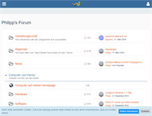 Tablet Screenshot of forum.philipp-schoene.de